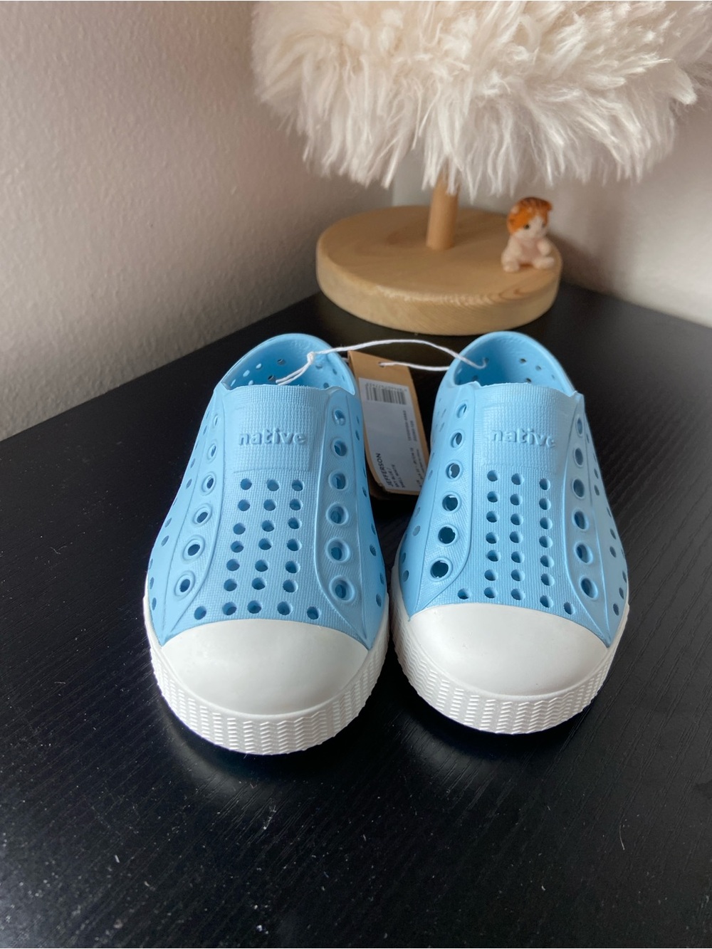 Native Toddler Jefferson Water Friendly Slip-On Sneaker Sky Blue, US C6